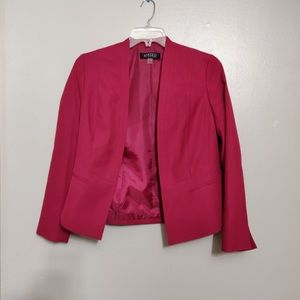 Fuchsia Slit Blazer